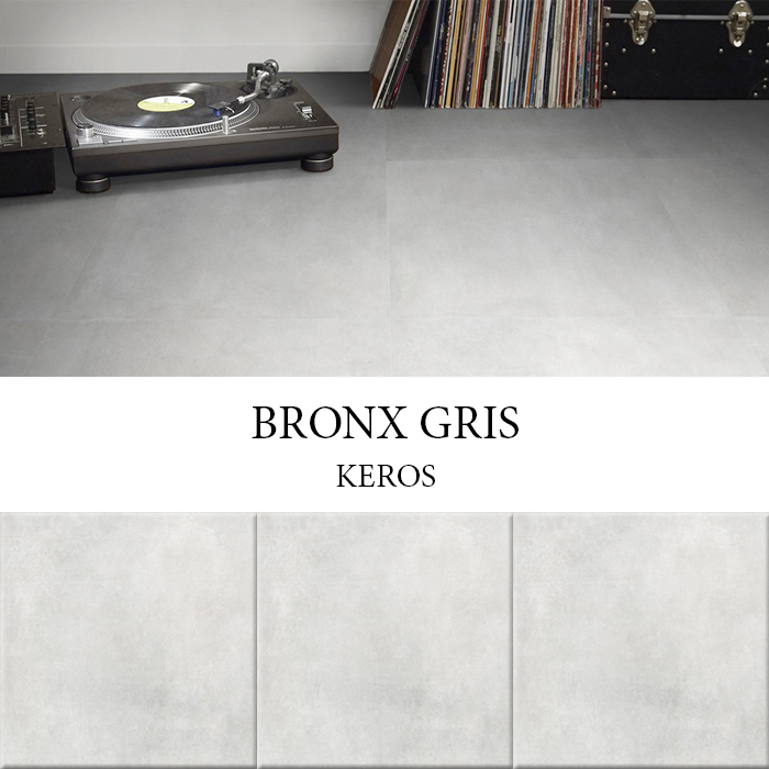KEROS BRONX GRIS 33x33